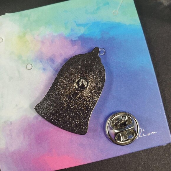 Beauty Beast Rose Lapel Pin Belle Glitter Badge Brooch Pin Accessories Jewelry - Picture 4 of 7